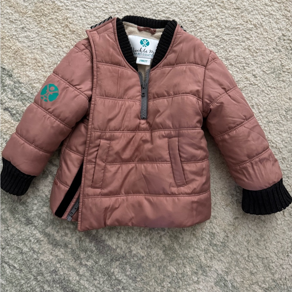 24mo/2T Pink Buckle Me Baby Coat